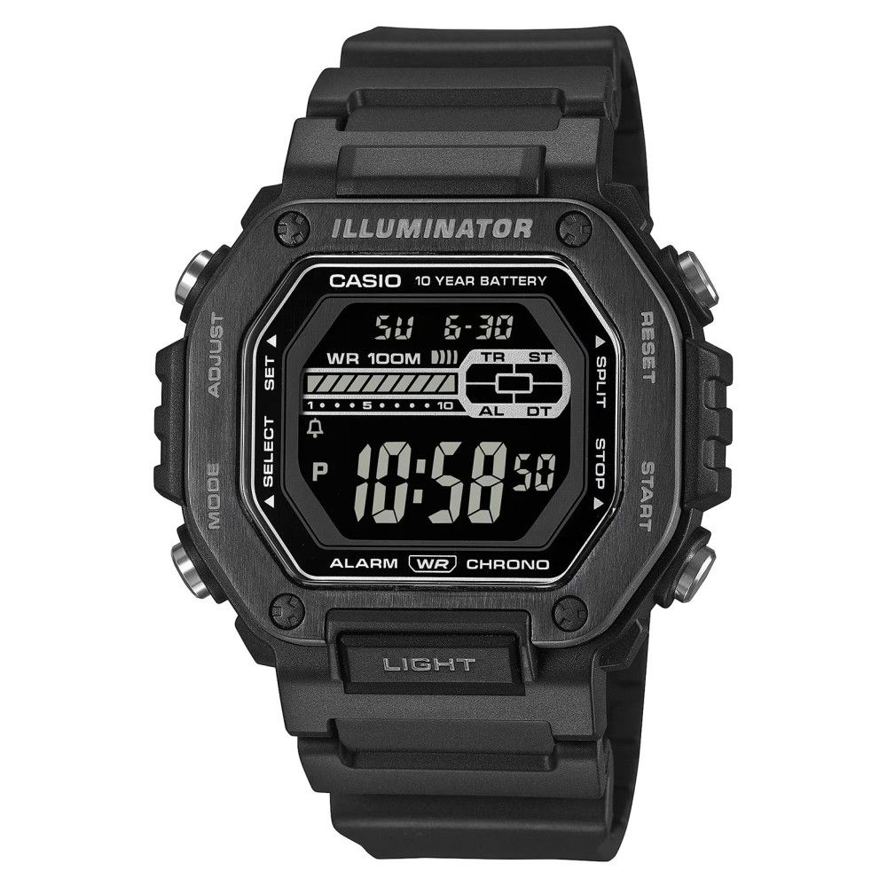 Reloj deportivo hombre Casio MWD-110HB-1b 100m WR 10 años de batería Hora Mundial