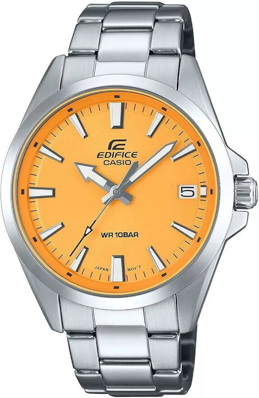 Casio Edifice EFV-100DJ-9AJF  JDM 42MM 100m WR men&#39;s watch steel strap luminous hands JDM (Japanese domestic market)