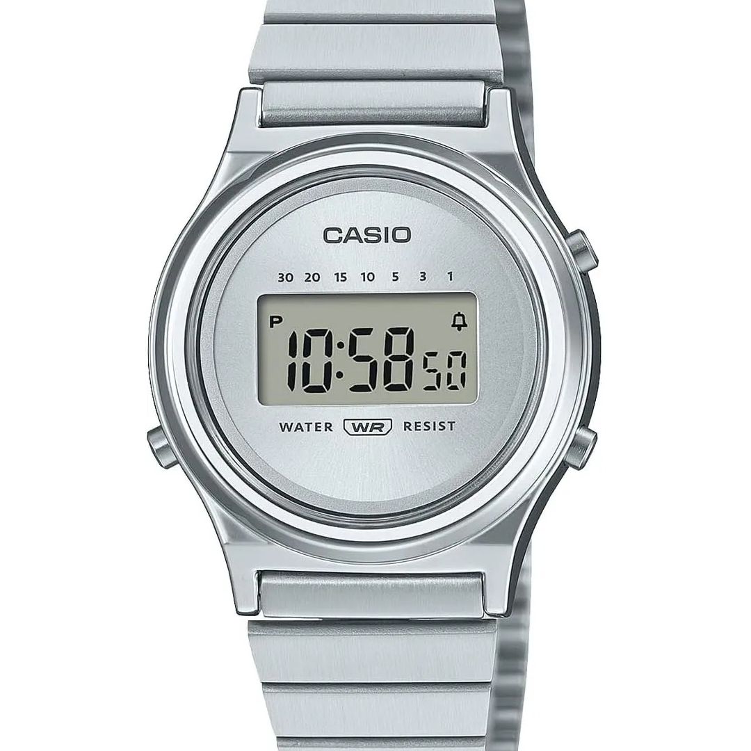Reloj Casio mujer mini Collection LA700WE-7A correa de acero inoxidable 30.8 × 26.3 × 7.9 mm