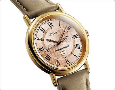 SEIKO Detective Conan SUBARU OKIYA unisex watch 37.5 x 32.1 x 6.4 mm quartz leather strap JDM (Japanese domestic market) made in Japan