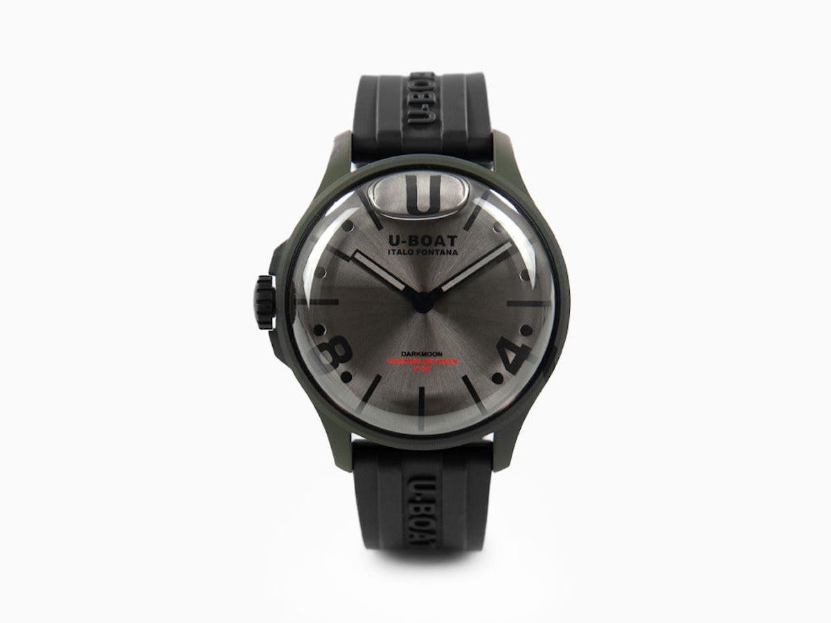 U-Boat Capsoil Darkmoon Camouflage Curve  PVD 44 mm, gray  9550