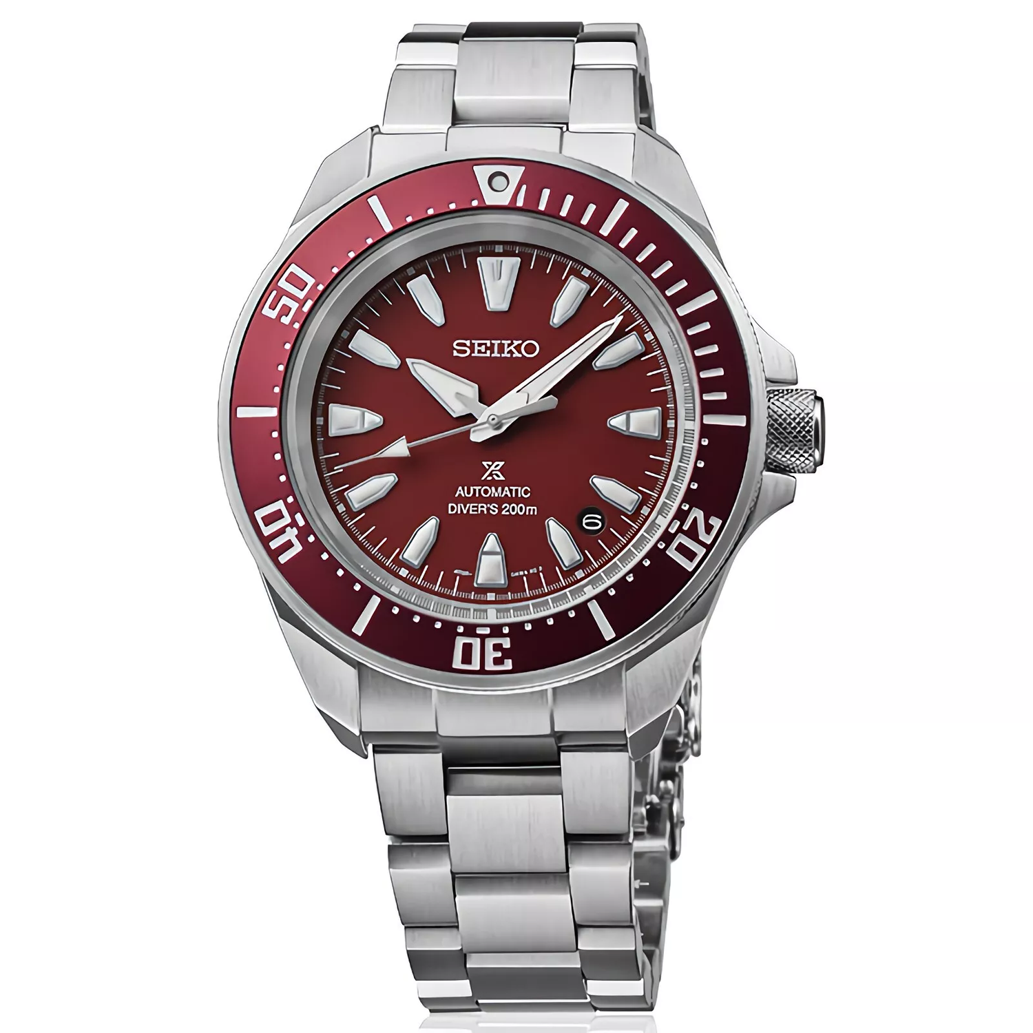 Seiko Prospex Samurai 4R SRPL11K1 41.7mm 200m WR steel strap automatic men&#39;s diving watch
