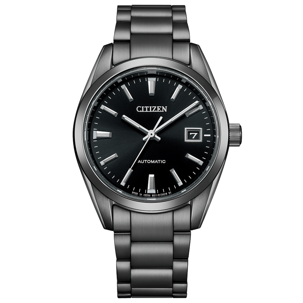 Citizen Dark Night Automatic Men&#39;s Watch NB1054-58E JDM 38mm 100m WR anti-reflective sapphire crystal ion-plated steel strap Made in Japan JDM (Japan domestic market)