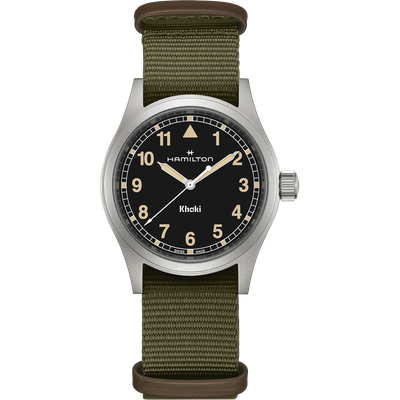 Hamilton Khaki Field Quartz 38 mm men&#39;s sports watch Quartz | 38mm | H69401930 50m WR sapphire crystal fabric strap