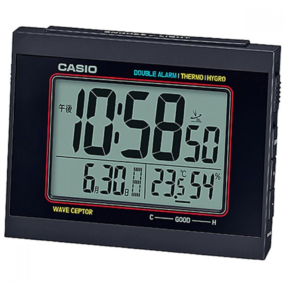 radio-controlled table clock alarm clock Casio Wave Ceptor G-SHOCK Tribute DQD-5000J-1JF JDM  Temperature Humidity Blue LED Easy Reading Japan Domestic Market