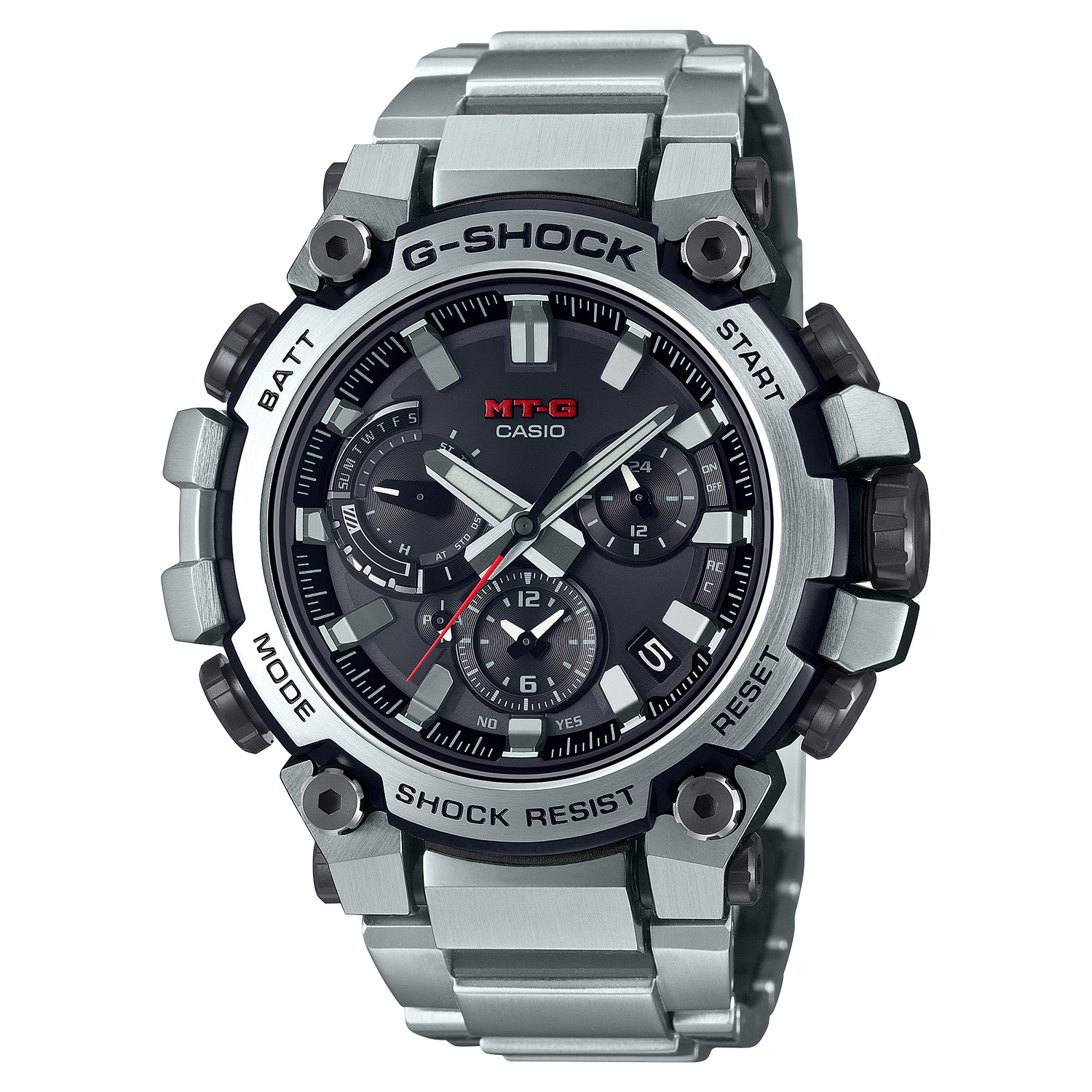 Casio G-Shock MT-G MTG-B3000D-1AJF JDM 50.9mm 200m WR solar radio-controlled Bluetooth watch with anti-reflective sapphire crystal Made in Japan JDM (Japanese domestic market)