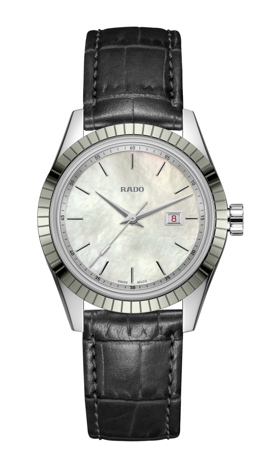 women&#39;s watch Rado HyperChrome Classic R33104918 35.0 mm, Quartz, 93 g case: Plasma high-tech ceramic, stainless steel, titanium