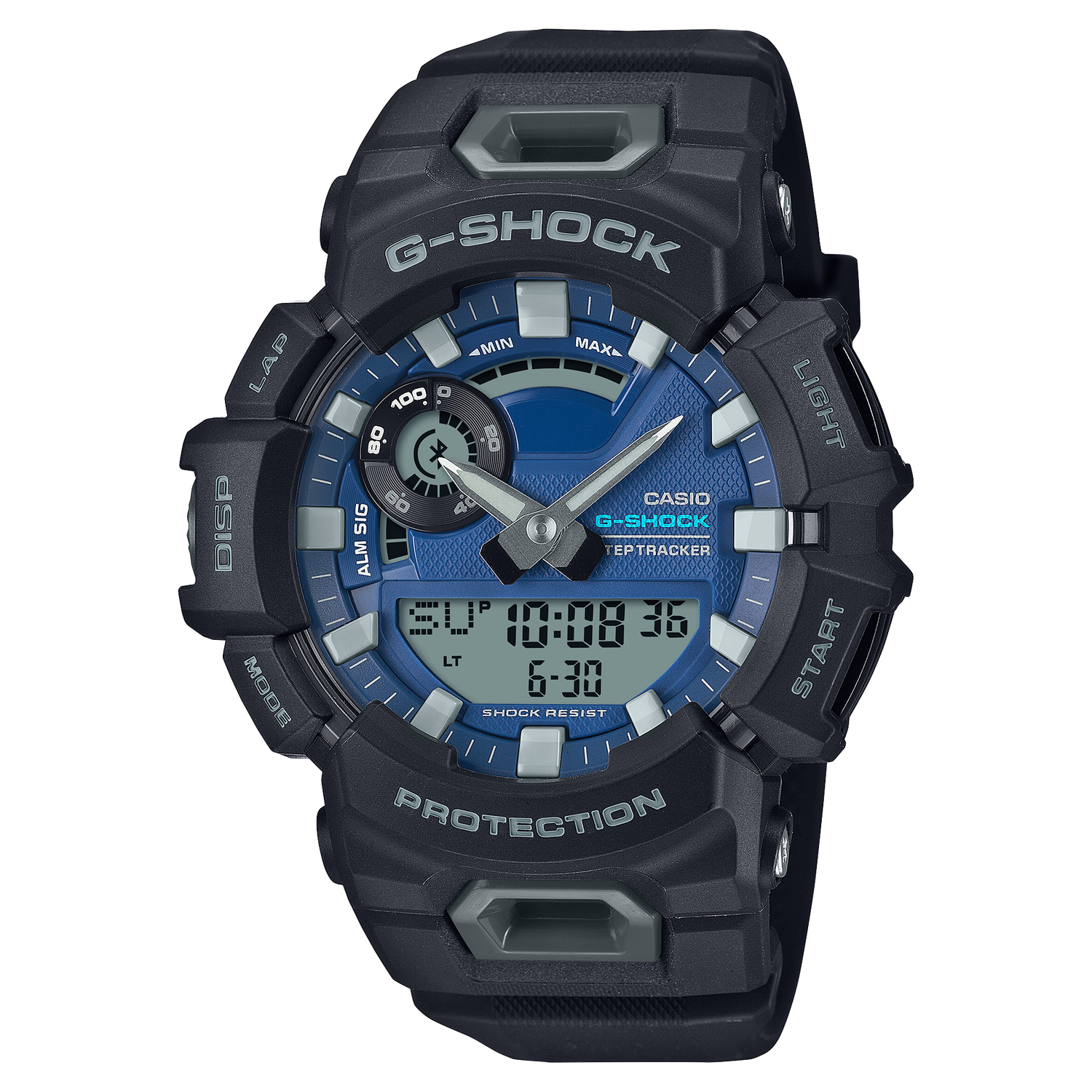 Casio G-Shock G-Squad GBA-900CB-1A 48.9mm 200m WR Mobile Link Bluetooth men&#39;s sports watch Shock resistant pedometer
