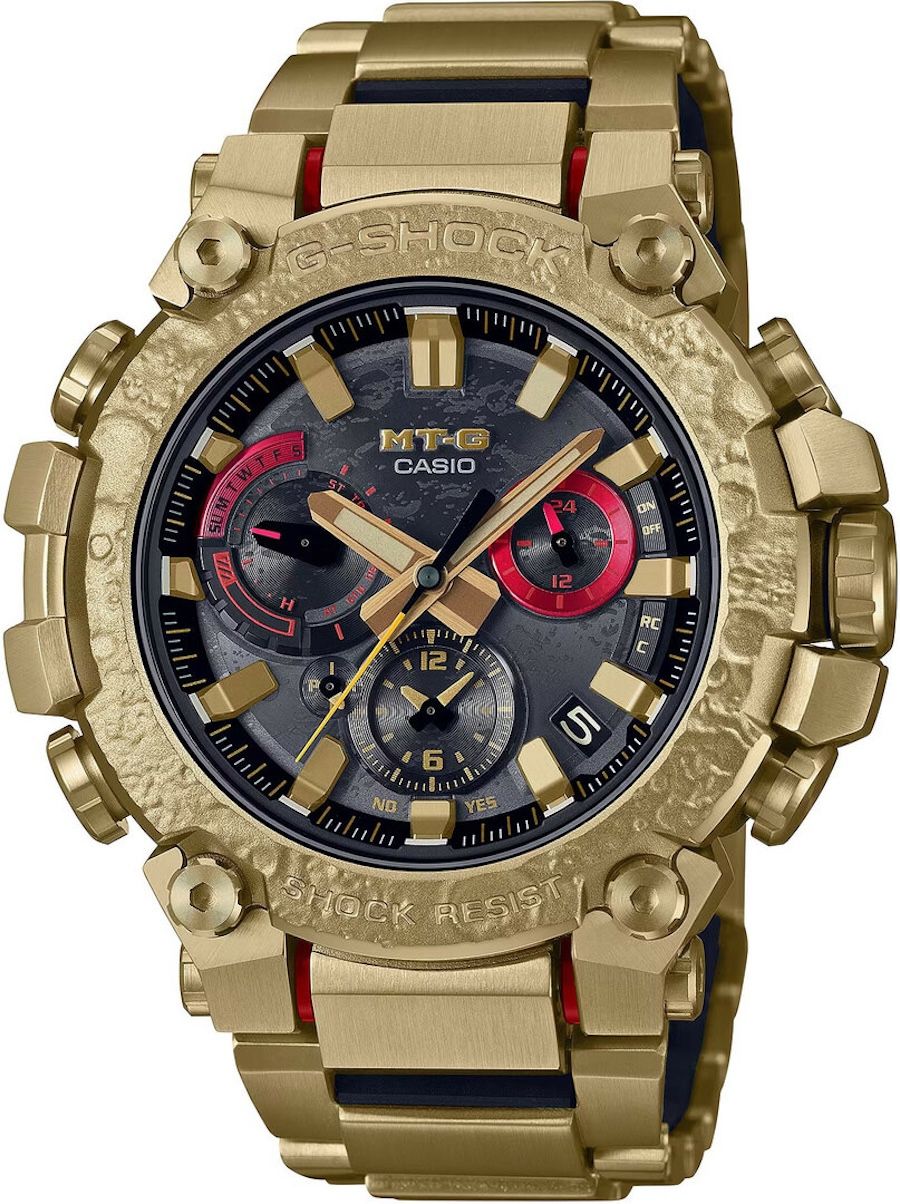 Bluetooth solar hombre Casio G-Shock MTG-B3000CX-9A JDM RABBIT IN THE MOON TRIPLE G RESIST Carbon Core Guard 200M WR Mobile Link 50,9 mm cristal de zafiro
