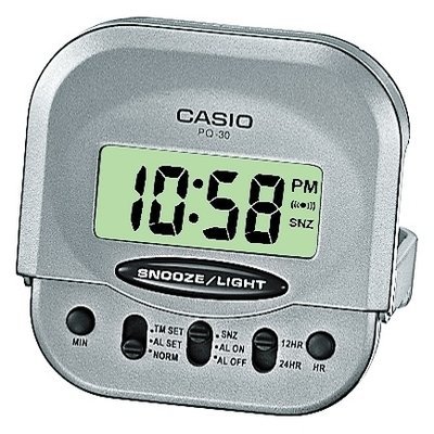 Reloj despertador digital casio PQ-30-8EF MINI ALARMA CON SONIDO DE ZUMBADOR
