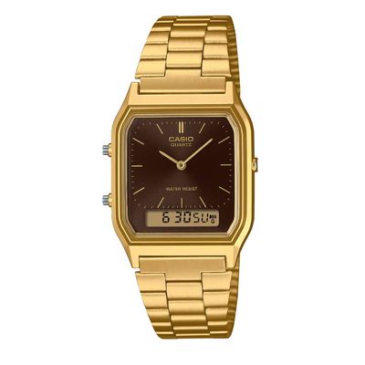 Casio VINTAGE EDGY AQ-230GA-5A unisex watch with analog and digital dial