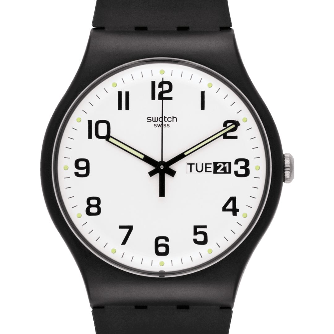 Swatch TWICE AGAIN unisex watch s029B703 41mm 30m WR quartz