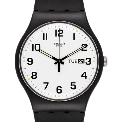 Swatch TWICE AGAIN unisex watch s029B703 41mm 30m WR quartz