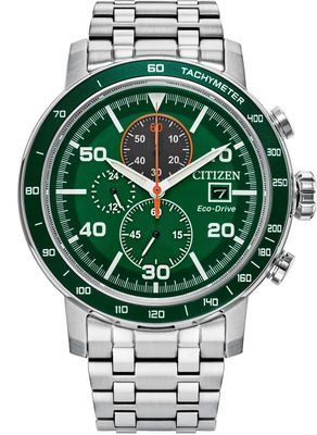 Citizen Eco-Drive solar man watch Brycen CA0851-56X 44mm 100m WR steel strap Eco-Drive movement (solar or light powered)