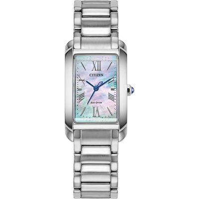 Citizen Eco-Drive EW5620-55N Mother-of-Pearl 32mm 50m WR solar women&#39;s watch sapphire crystal steel strap Eco-Drive movement (solar or light powered)