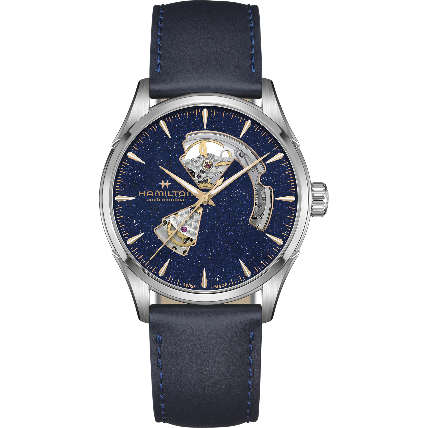 Hamilton Jazzmaster Open Heart Auto H32705640 42mm Automatic men&#39;s automatic watch | 42mm | sapphire crystal 80h power reserve 50m WR