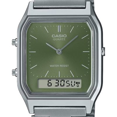 Casio VINTAGE EDGY AQ-230A-3A unisex watch with analog and digital dial