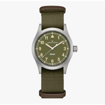 Hamilton Khaki Field quartz 38mm unisex watch Quartz | 38mm | H69401960 sapphire crystal 50m WR fabric strap