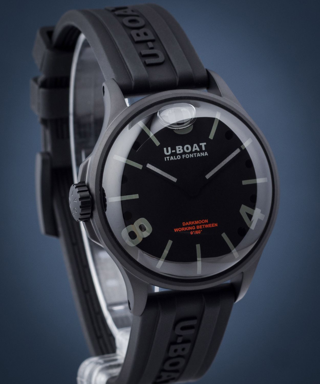 U-Boat Darkmoon Black PVD Black Dial Quartz Mens Watch 9545