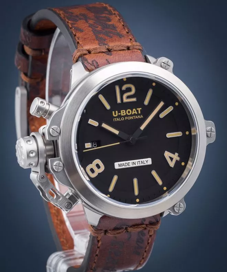 U-Boat Capsule 45 mm SS BK BE Automatic Watch 8809