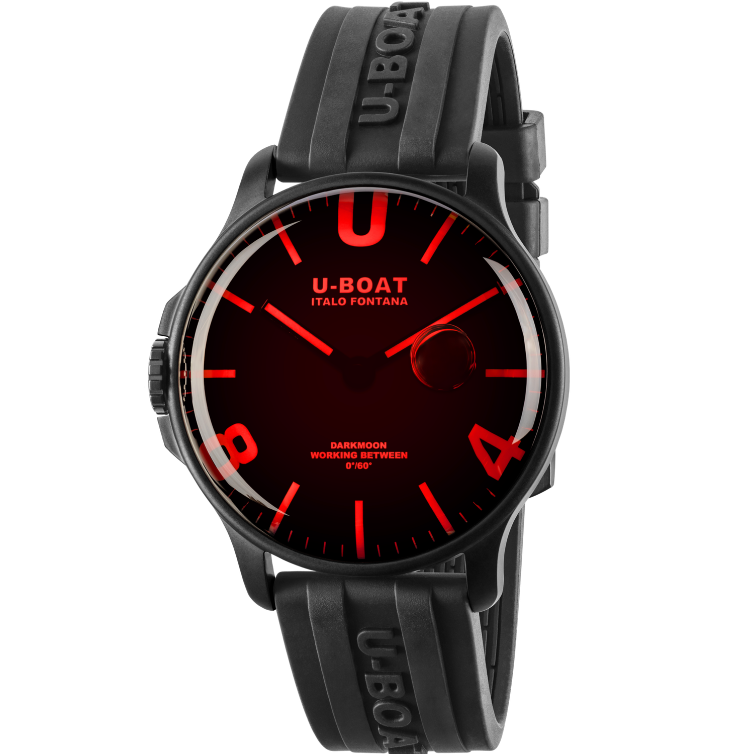U-Boat Darkmoon 44mm Red Glass SS 8465/B
