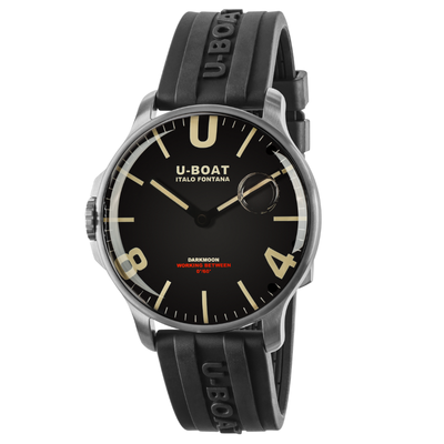 U-boat Darkmoon 44MM Black SS 8463/B