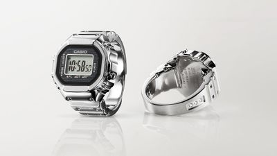 watch digital ring Casio CRW-001-1JR Inside diameter 20mm 62.8mm circumference Flash Time LED Japan Domestic Market