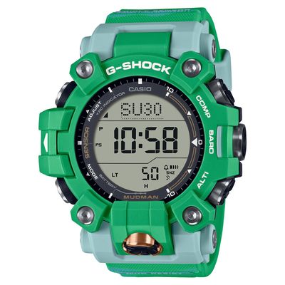 Casio G-Shock Master Of G Mudman “EARTHWATCH” GW-9500KJ-3JR JDM 52.7MM 200m WR sports watch for men compass barometer thermometer altimeter JDM (Japanese domestic market)