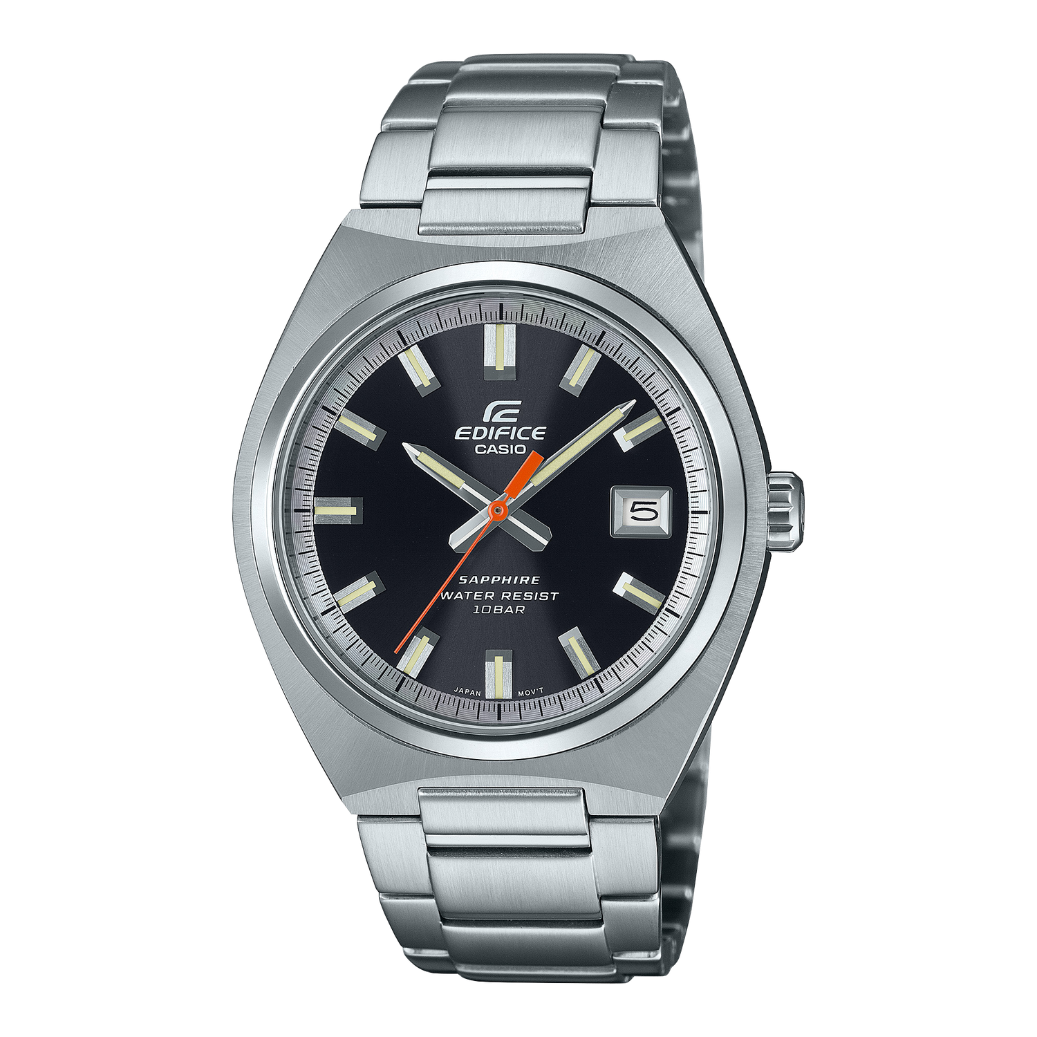 Casio Edifice EFB-109DJ-1AJF JDM 38.5MM 100M WR sapphire crystal steel strap men&#39;s sports watch JDM (Japanese domestic market)