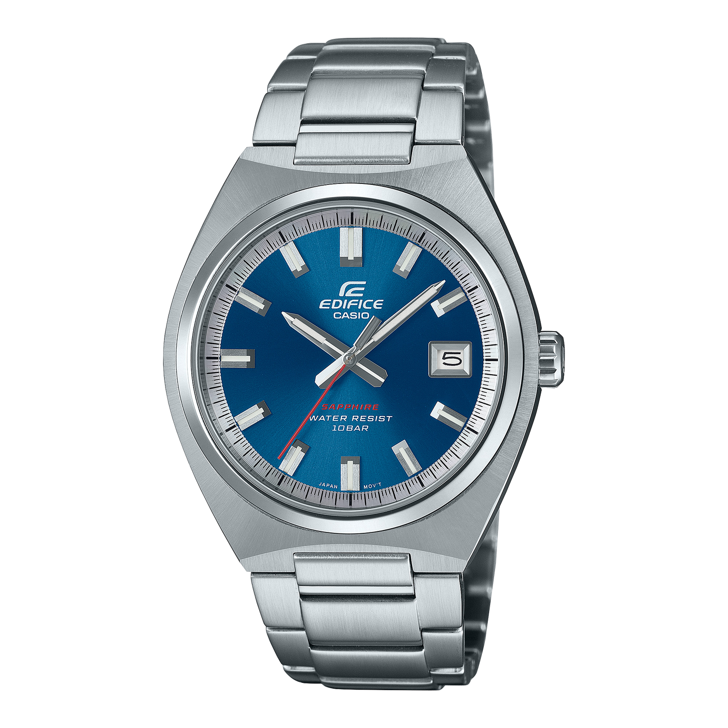 Casio Edifice EFB-109DJ-2AJF JDM 38.5MM 100M WR sapphire crystal steel strap men&#39;s sports watch JDM (Japanese domestic market)