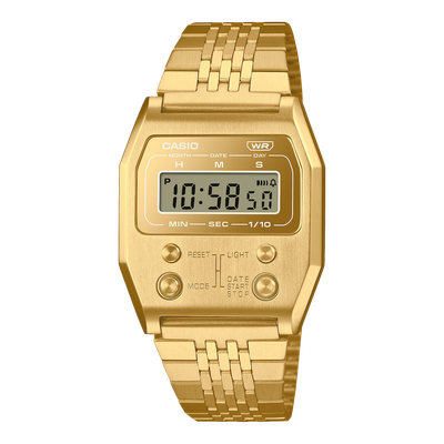 Casio Vintage Premium A1100GV-9JF JDM digital watch 40 × 35 × 9.1 mm steel with ion plating Japan Domestic Market