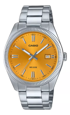 Casio MTP-1302D-9AVT 44.2 × 38.5 × 9.2 mm 50m WR steel strap classic men&#39;s watch