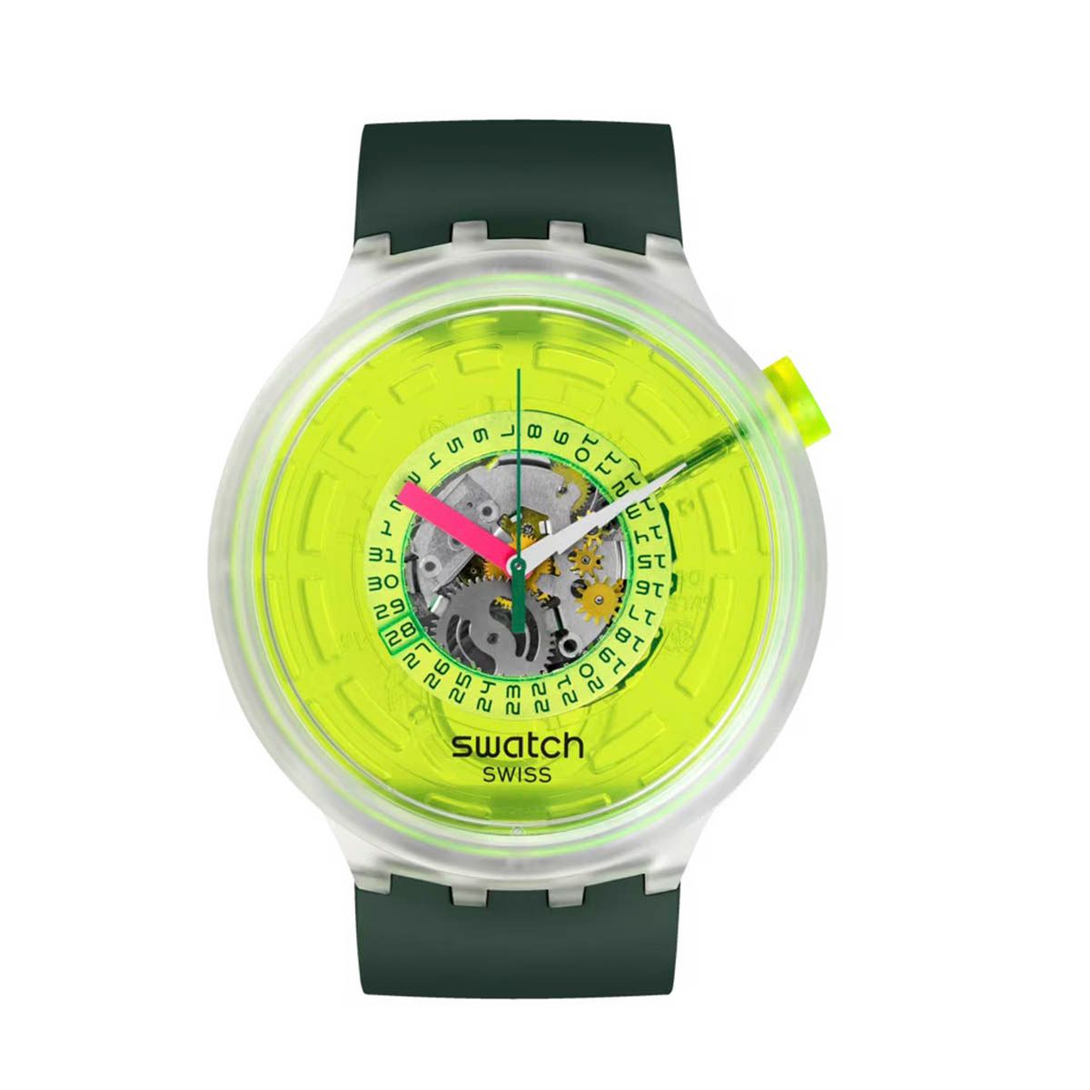Swatch SB05K400 unisex watch SWATCH BLINDED BY NEON 47mm 30m W