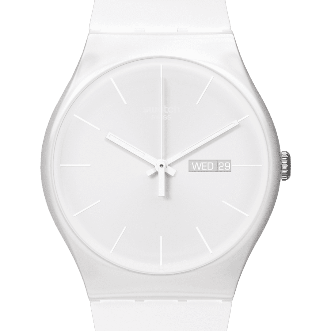 Swatch White Rebel S029W704-S14 41mm 30m WR unisex watch