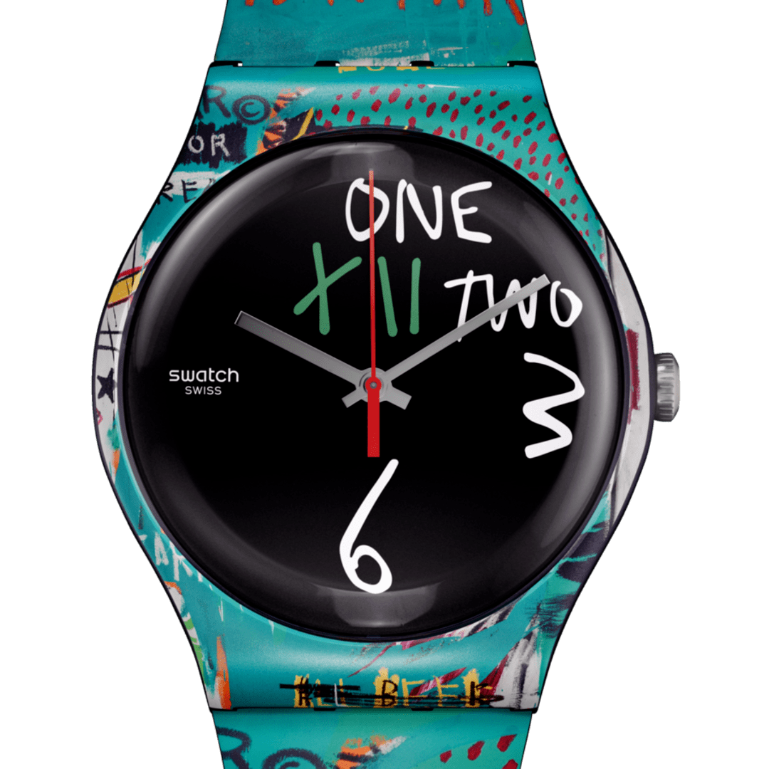 reloj unisex Swatch ISHTAR BY JEAN-MICHEL BASQUIAT SUOZ356 41 mm 30 m WR