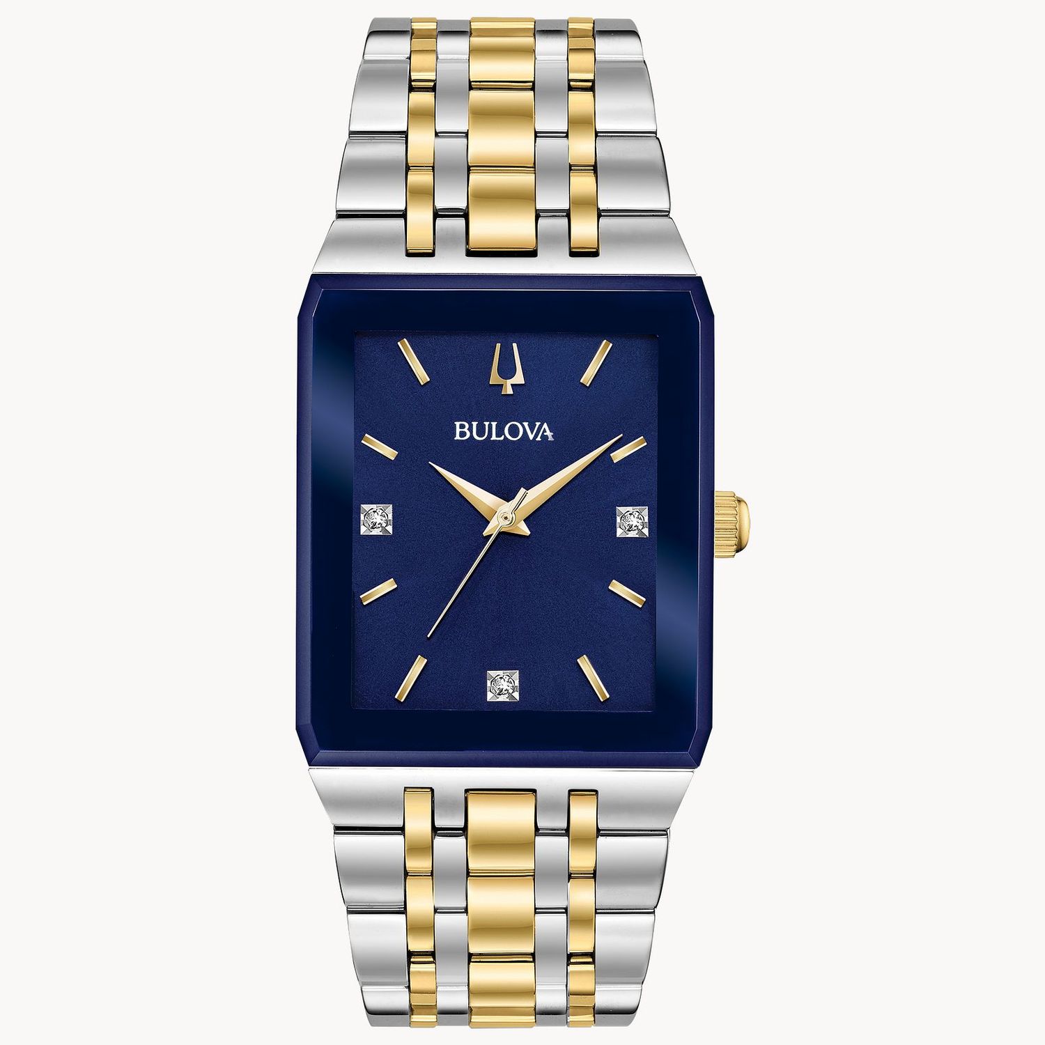 Bulova Quadra Modern 98D154 30.75mm 30m WR steel strap men&#39;s watch