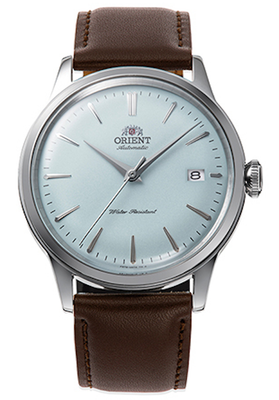 Orient Bambino ‘Baby Blue’ RA-AC0M14L Limited Edition 38.4 mm 30 m WR leather strap automatic watch for men