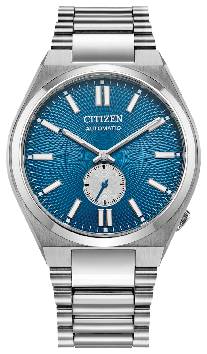 Citizen Tsuyosa Small Seconds NK5010-51L Sunburst blue 40mm 50m WR sapphire crystal steel strap automatic watch for men