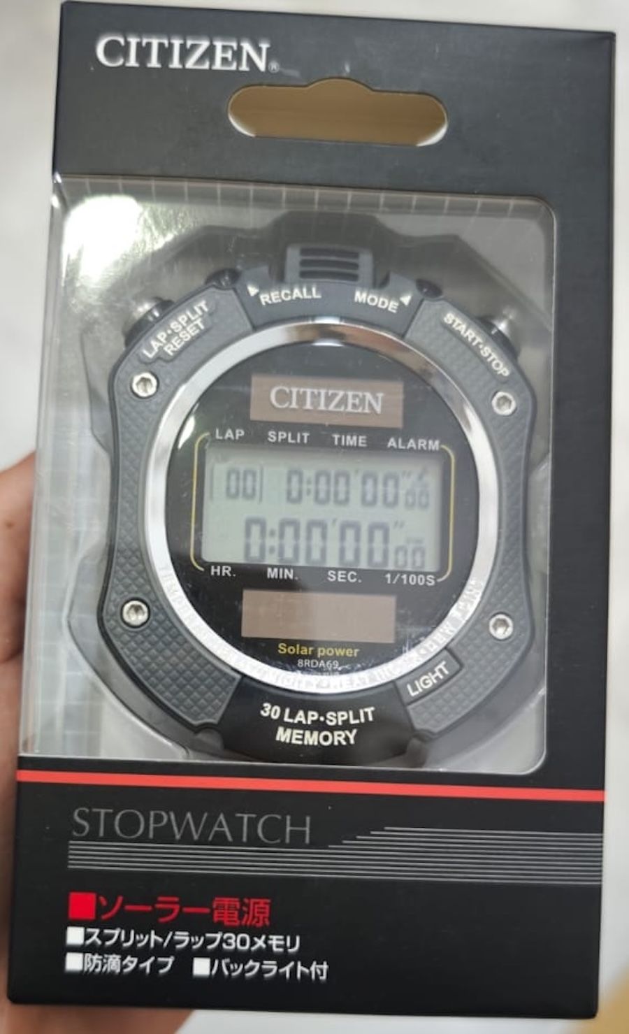 CITIZEN PROFESSIONAL RYTHM STOPWATCH (1/100 SECONDS) 8RDA69-008