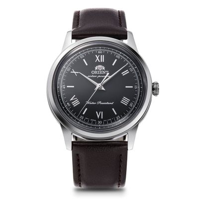 Orient Bambino Solar Men&#39;s Watch RA-WK0004L 38.4 mm leather strap