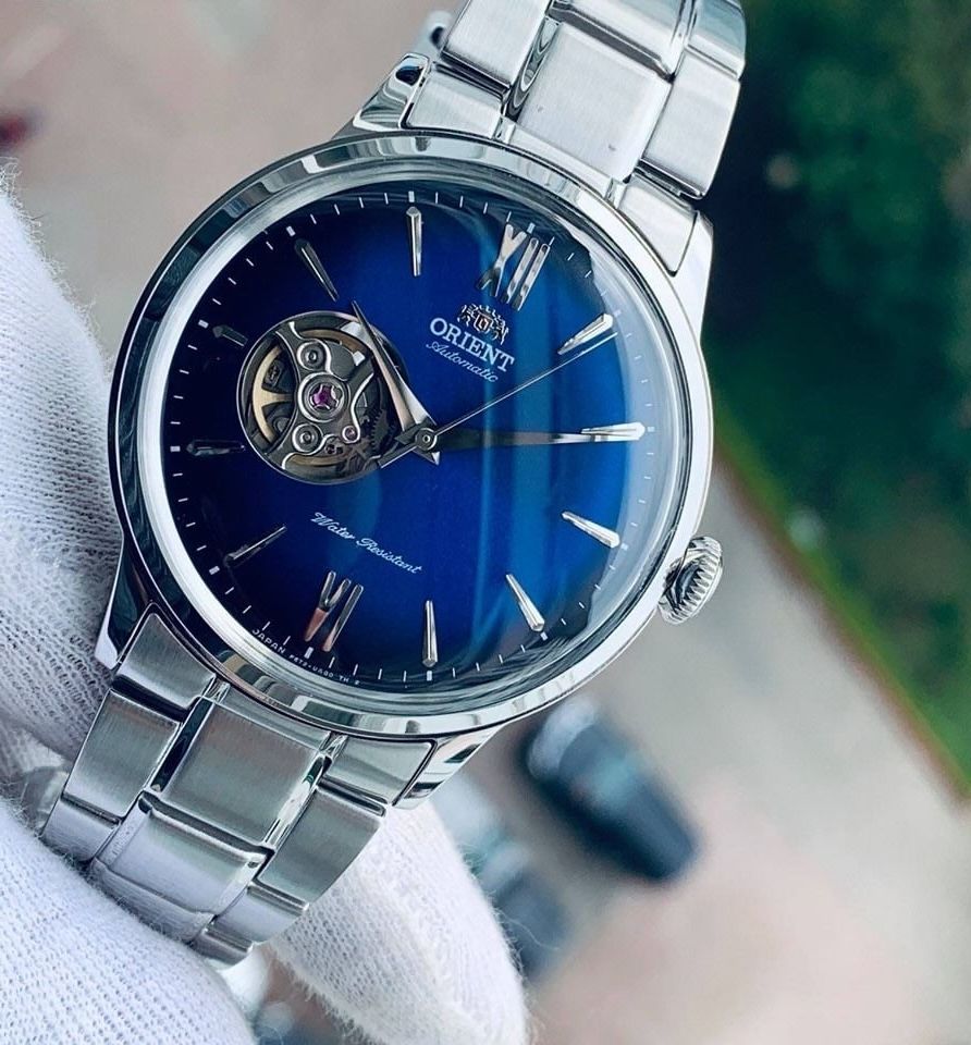 Orient Helios Sport RA-AG0028L automatic men's watch BLUE dial stainless steel bracelet