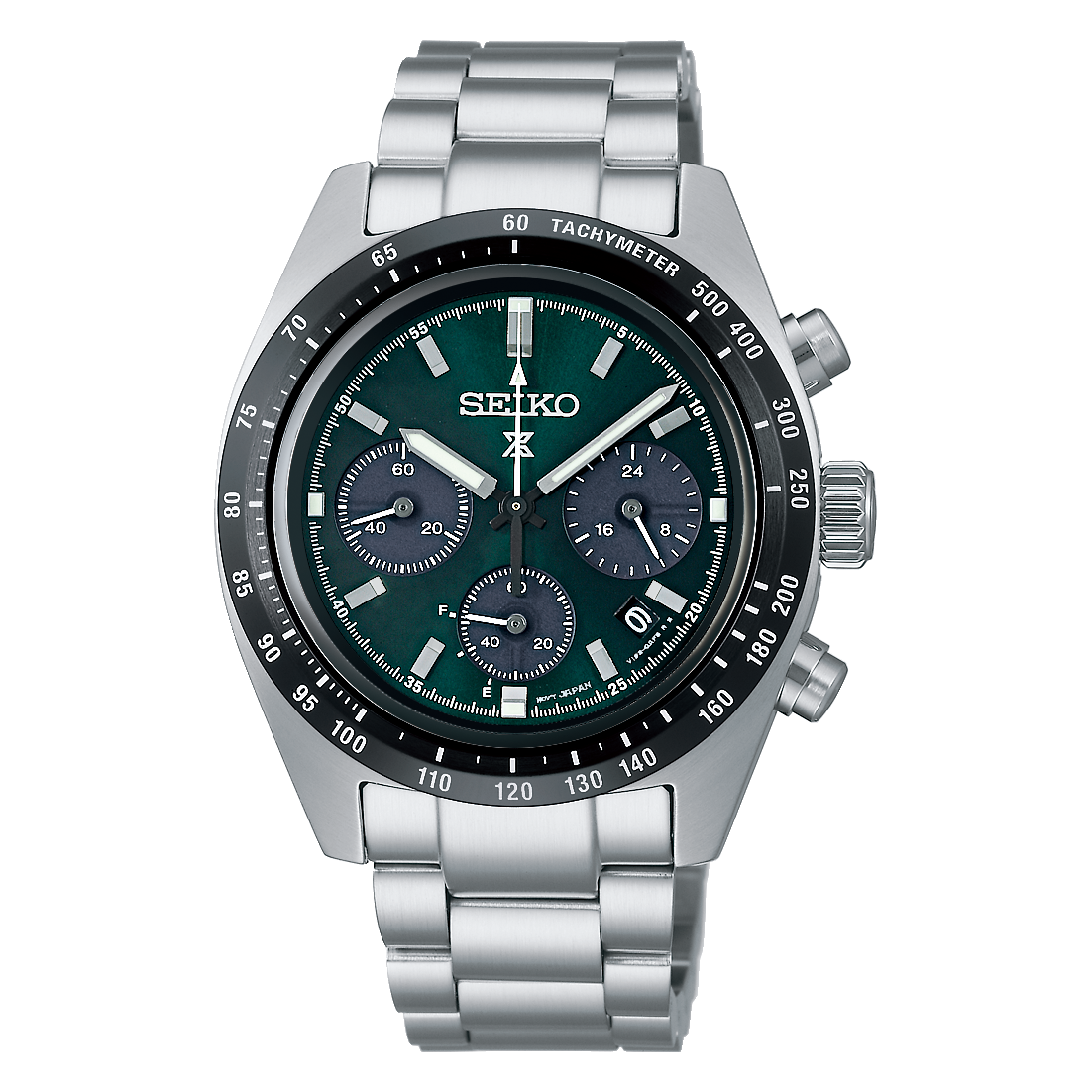 Seiko Prospex Speedtimer SSC933 Men&#39;s Solar Watch 39mm 100m WR Steel Strap sapphire crystal