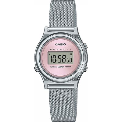 Reloj Casio mujer mini Collection LA700WEM-4A correa de acero inoxidable 30.8 × 26.3 × 7.9 mm