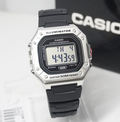 Casio W-218HM-7A | Reloj Digital Retro con Resistencia al Agua y Diseño Marrón Metálico