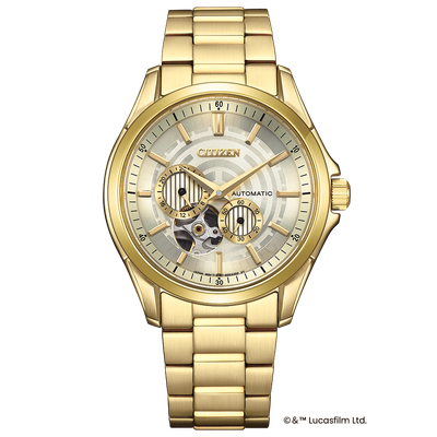 Men’s Automatic Watch Citizen Collection NP1013-53P JDM 38.9mm – Sapphire, 100 m, 42h power reserve, limited edition, gold-tone steel bracelet Japan Domestic Market
