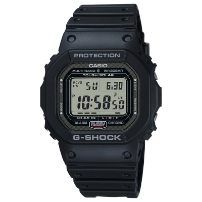 Men’s Solar Watch Casio G-Shock THE ORIGIN GW-5000U-1JF JDM 42.8mm – Mineral, 200 m, Multiband 6, Tough Solar, black resin strap Japan Made JDM (Japan Domestic Market)