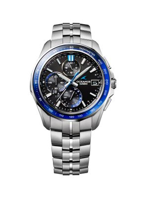 Men’s Solar Watch Casio Oceanus Manta OCW-S7000-1AJF JDM 42.8mm – Sapphire, 100 m, Bluetooth, Multiband 6, titanium bracelet Japan Made Japan Domestic Market