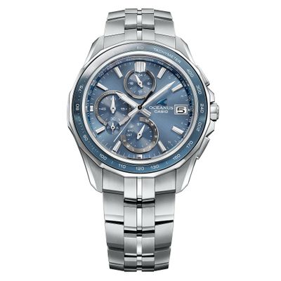 Men’s Solar radiocontrol Watch Casio Oceanus Manta OCW-S7000E-2AJF JDM 42.8mm – Sapphire, 100 m, Bluetooth, Multiband 6, titanium bracelet Japan Made Japan Domestic Market