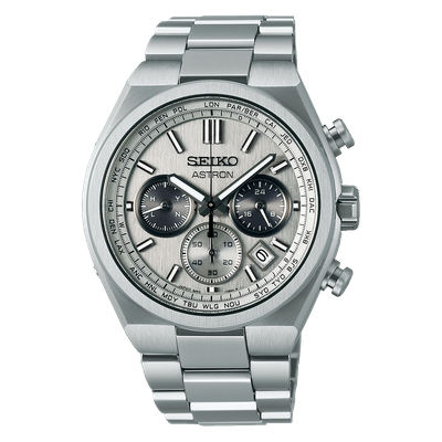 Men’s Solar Watch Seiko Astron Nexter SBXY095 JDM  41.3mm – Sapphire, Radio-Controlled, 100 m, Titanium Japan Made Japan Domestic Market