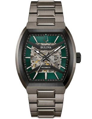 Men’s Automatic Watch Bulova Maquina 98A321 40mm – Sapphire, 50 m, 42h Power Reserve, Steel Bracelet ￼